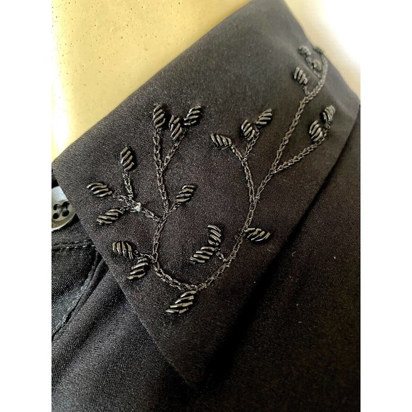 Rag & Bone Shirt Dress Shift Black Sleeveless Pleated Silk Button Down X… - Picture 5 of 7